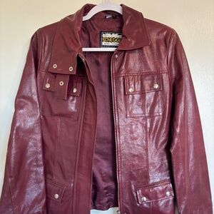 Schegge Roma Firenze Vera Pelle Italian Leather Jacket - women’s medium